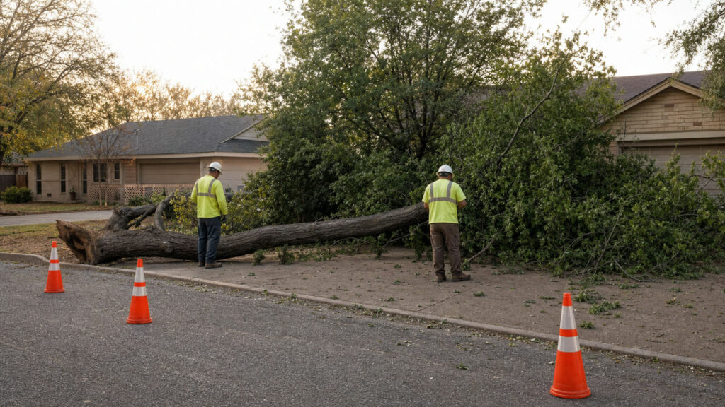 What to Do When a Tree Falls on Your Abilene Property — professional tree care in Abilene, Texas